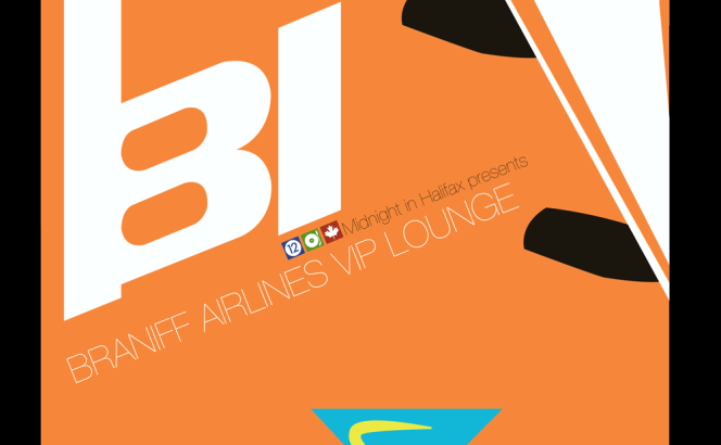 2001.10.04 Braniff VIP Lounge poster